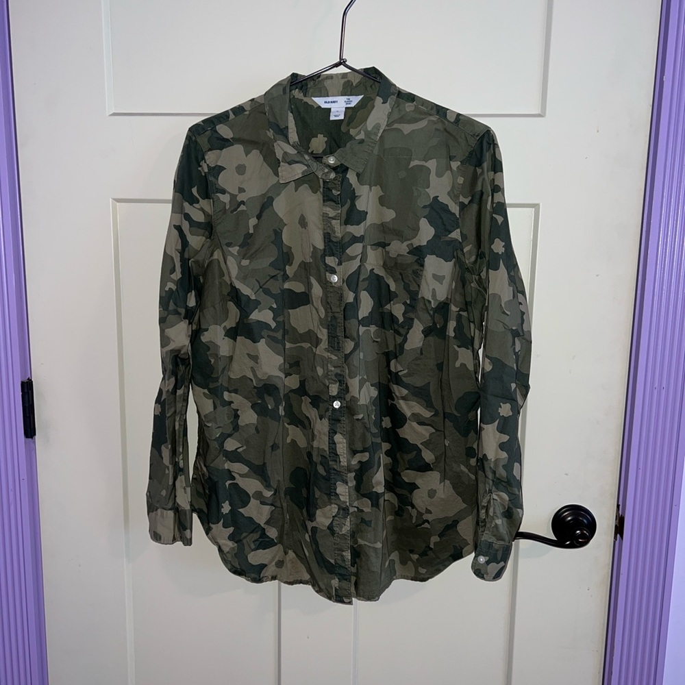 Old Navy Camouflage Classic Shirt
